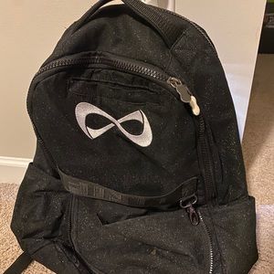 Black Glitter INFINITY Cheer Bag